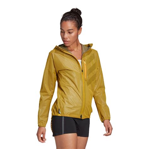 adidas waterproof running jacket women's